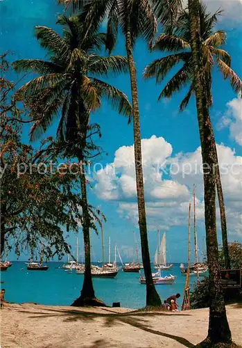 AK / Ansichtskarte Martinique Trois ilets Plaisanciers a l Anse Mitan Martinique