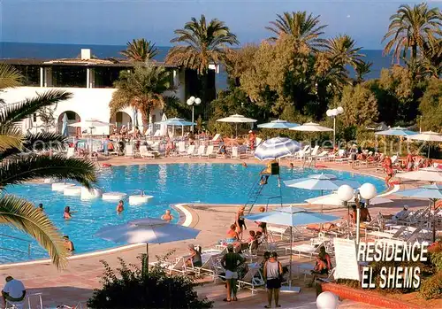 AK / Ansichtskarte Skanes_Monastir_Tunesie Residence el Shems Piscine 