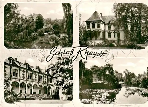 AK / Ansichtskarte Rheydt_Moenchengladbach Schloss Rheydt Schlosspark 