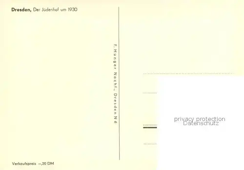 AK / Ansichtskarte Dresden_Elbe Der Juedenhof um 1930 