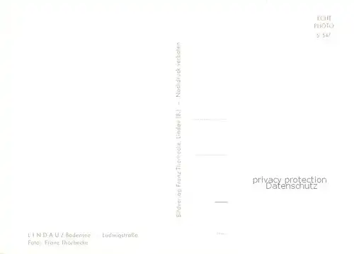 AK / Ansichtskarte Lindau_Bodensee Ludwigstrasse Lindau Bodensee