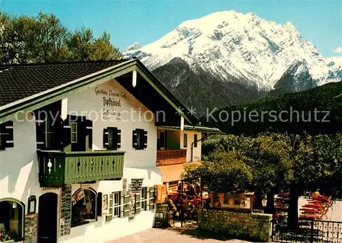 AK / Ansichtskarte Ramsau_Berchtesgaden Berggasthof und Pension Zipfhaeusl Ramsau Berchtesgaden
