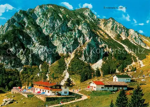 AK / Ansichtskarte Wuhrsteinalm_1808m_Schleching am Geigelstein mit Breitenstein 