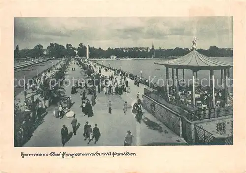 AK / Ansichtskarte Hannover Maschseepromenade mit Pavillon Hannover