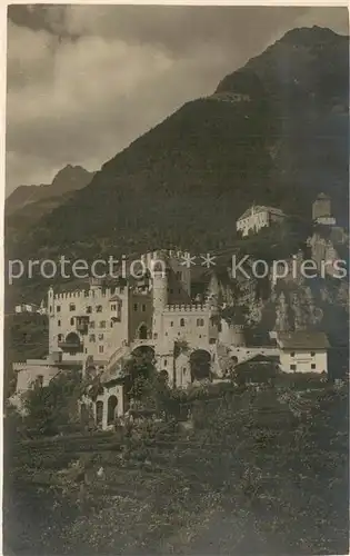 AK / Ansichtskarte Merano_Meran Castello Fontana e Castello Tirolo 