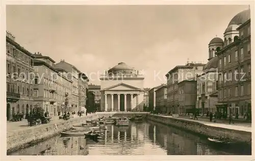 AK / Ansichtskarte Trieste_IT Canal Grande e Chiesa di S. Antonio 