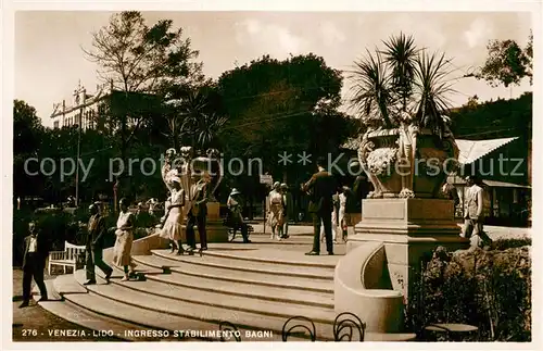 AK / Ansichtskarte Venezia_Lido Ingresso Stabilimento Bagni Venezia Lido