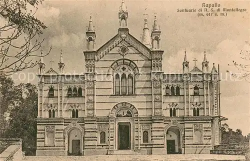 AK / Ansichtskarte Rapallo_IT Santuario di M. S. Montallegro 