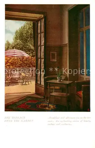 AK / Ansichtskarte Milano_Mailand_IT Majestic Hotel Diana   Terrasse 