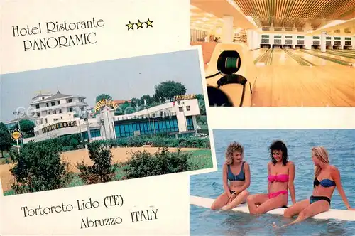 AK / Ansichtskarte Tortoreto_Lido_IT Hotel Ristorante Panoramic m. Kegelbahn 