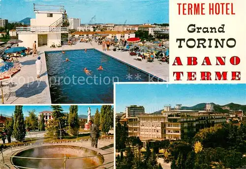 AK / Ansichtskarte Abano_Terme Terme Hotel Grand Torino m. Schwimmbad Abano Terme