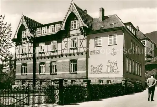 AK / Ansichtskarte Steinbach_Hallenberg Dietrich Bornhoeffer Haus Aussenansicht Steinbach_Hallenberg
