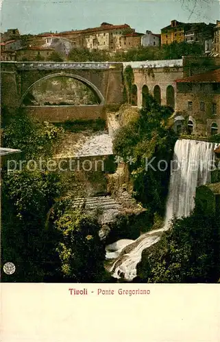 AK / Ansichtskarte Tivoli__Roma_IT Ponte Gregoriano 