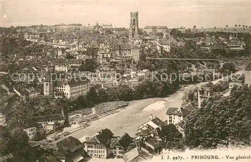 AK / Ansichtskarte Fribourg_FR Vue generale Fribourg FR