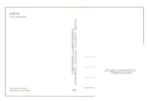 AK / Ansichtskarte Porto__Portugal Vue generale 