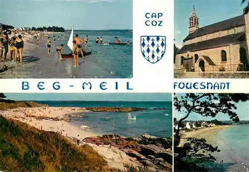 AK / Ansichtskarte Fouesnant Pays tres celebre par ses monuments sa gastronomie et surtout par ses plages de Beg Meil et du Cap Coz Fouesnant