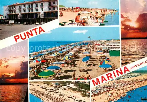 AK / Ansichtskarte Punta_Marina_Ravenna_IT Strandpartien 