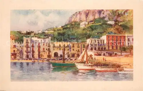 AK / Ansichtskarte Capri_Italia Marina Grande   L approdo 