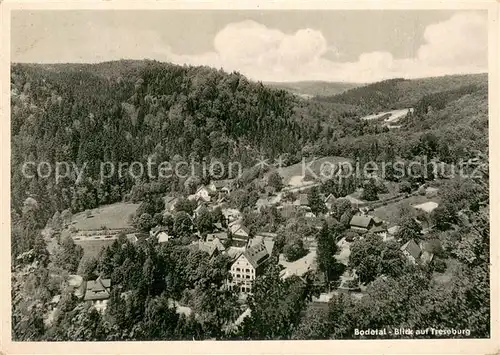 AK / Ansichtskarte Treseburg_Harz Gesamtansicht   Bodetal Treseburg Harz