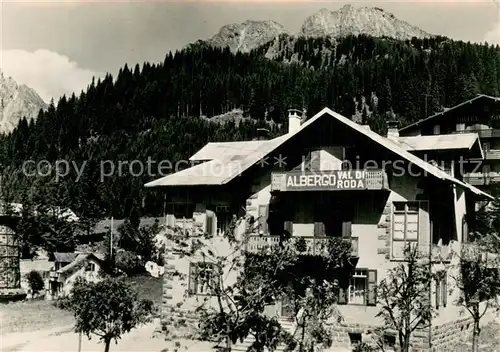 AK / Ansichtskarte San_Martino_di_Castrozza Albergo Ristorante Val di Roda Aussenansicht San_Martino_di_Castrozza