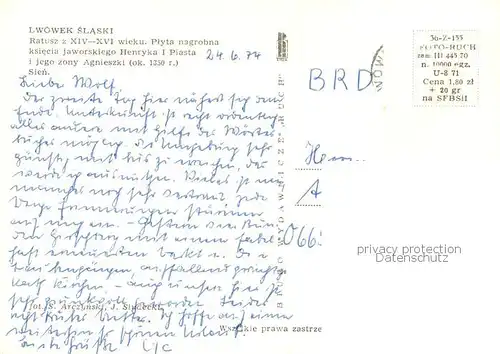 AK / Ansichtskarte Lwowek_Slaski_Loewenberg_Schlesien_PL Rathaus 