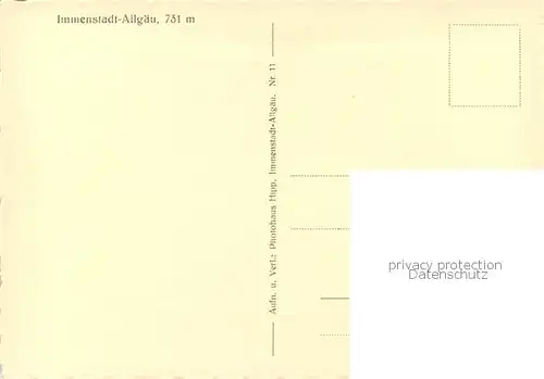 AK / Ansichtskarte Immenstadt_Allgaeu Gesamtansicht m. Berg Panorama Immenstadt_Allgaeu
