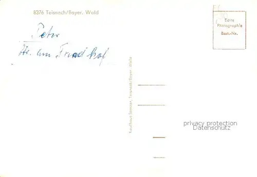 AK / Ansichtskarte Teisnach Gesamtansichten Teisnach