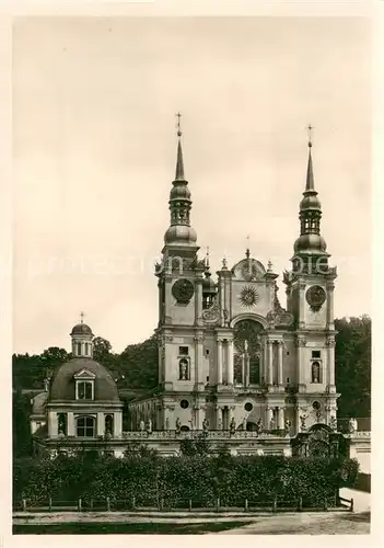 AK / Ansichtskarte Heiligelinde_Ostpreussen_PL Wallfahrtskirche Aussenansicht 