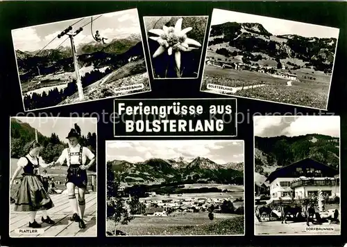 AK / Ansichtskarte Bolsterlang Hoernerbahn   Bolsterland   Plattler   Dorfbrunnen Bolsterlang