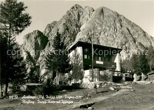 AK / Ansichtskarte Hafling_Avelengo Falzeben_IT Zuegg Huette m. Iffinger 
