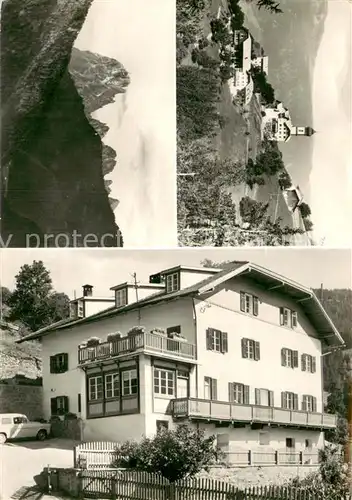 AK / Ansichtskarte St_Peter_Lajen Teilansicht u. Garni Telfnerhof Aussenansicht St_Peter_Lajen