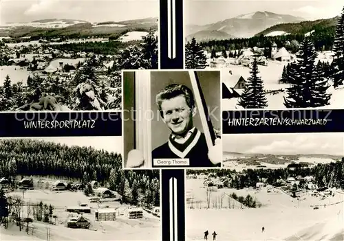 AK / Ansichtskarte Hinterzarten Wintersportplatz Teilansichten Hinterzarten