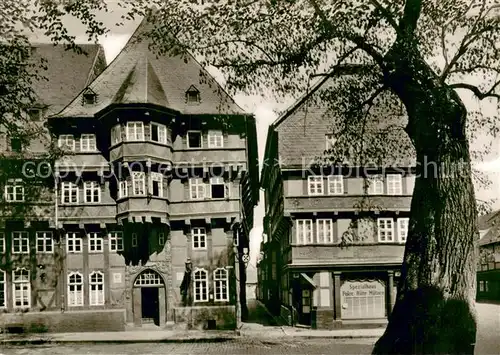 AK / Ansichtskarte Goslar Fachwerkbauten Marktstrasse Muenzgasse Goslar