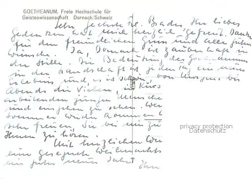 AK / Ansichtskarte Dornach_SO Goetheanum Aussenansicht Dornach_SO