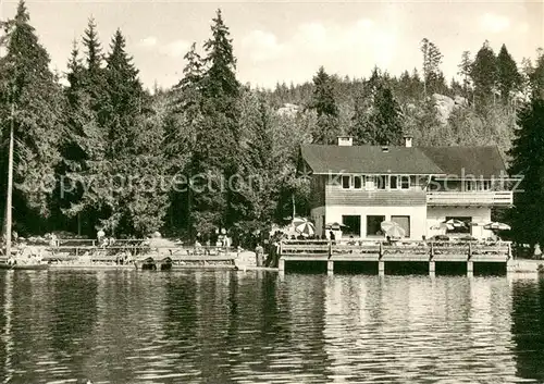 AK / Ansichtskarte Fichtelsee_Wunsiedel Fichtelsee u. Gaststaette 