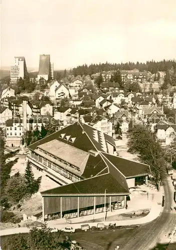 AK / Ansichtskarte Oberhof__Thueringen Blick v. FDGB Erholungsheim Rennsteig 