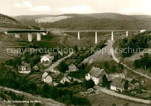 AK / Ansichtskarte Alt_Schulenberg Gesamtansicht m. Bruecke Alt_Schulenberg