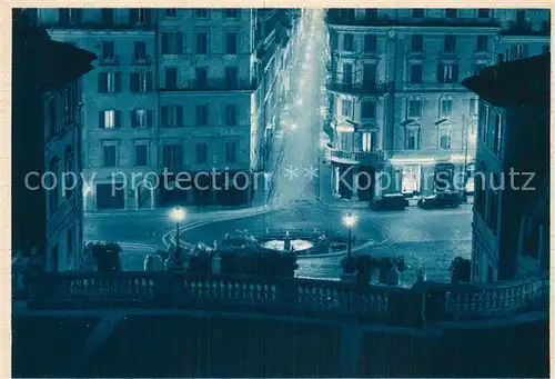 AK / Ansichtskarte Roma__Rom_IT Barcaccia di Piazza di Spagna e Via Condotti 