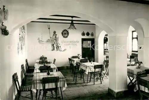 AK / Ansichtskarte Szeged_HU oereg Koeroessy Fischerschenke Innenansicht 