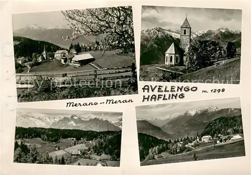 AK / Ansichtskarte Meran_Merano Avelengo Hafling Meran Merano