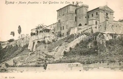 AK / Ansichtskarte Roma__Rom_IT Monte Aventino Dal Giardino dei Cav di Malta 