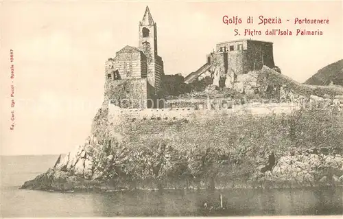 AK / Ansichtskarte Portovenere_Porto Venere_IT San Pietro dallIsola Palmaria 