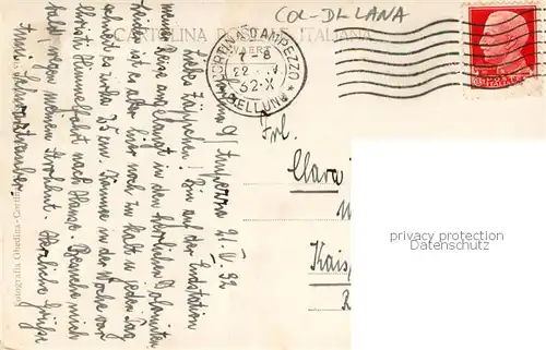 AK / Ansichtskarte Col_di_Lana_IT Passo Falzarego e Marmolata 