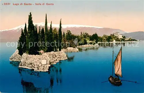 AK / Ansichtskarte Isola_di_Garda_Lago_di_Garda Panorama Isola_di