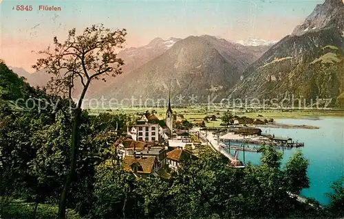 AK / Ansichtskarte Flueelen_Vierwaldstaettersee_UR Panorama 