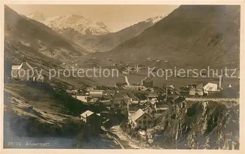 AK / Ansichtskarte Andermatt_UR Panorama 