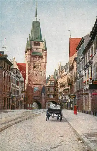 AK / Ansichtskarte Freiburg_Breisgau Martinstor Freiburg Breisgau