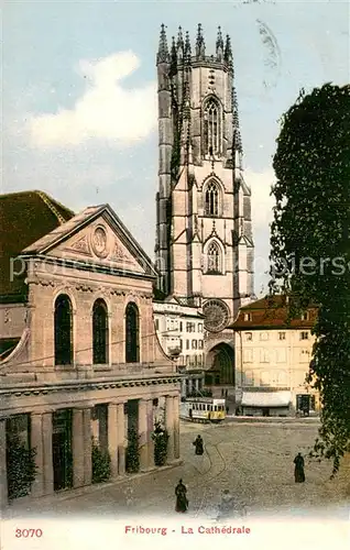 AK / Ansichtskarte Fribourg_FR La Cathedrale Fribourg FR