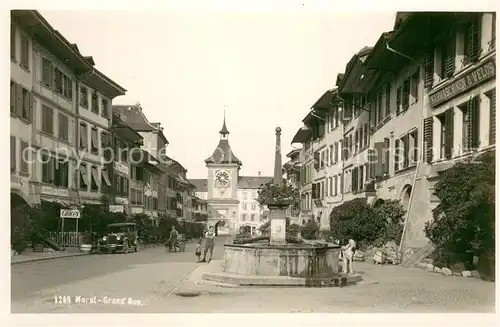 AK / Ansichtskarte Morat_Murten_FR Grand Rue 