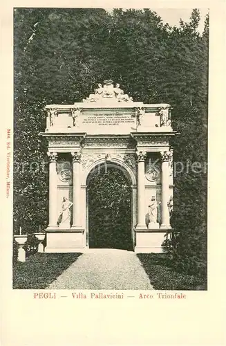 AK / Ansichtskarte Pegli_Genova_Genua_Liguria Villa Pallavicini Arco Trionfale 